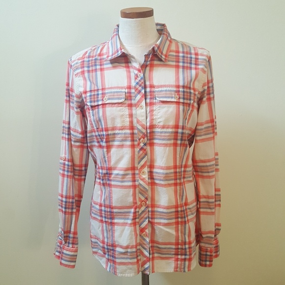 The North Face Tops - The North Face Plaid Button Down Shirt